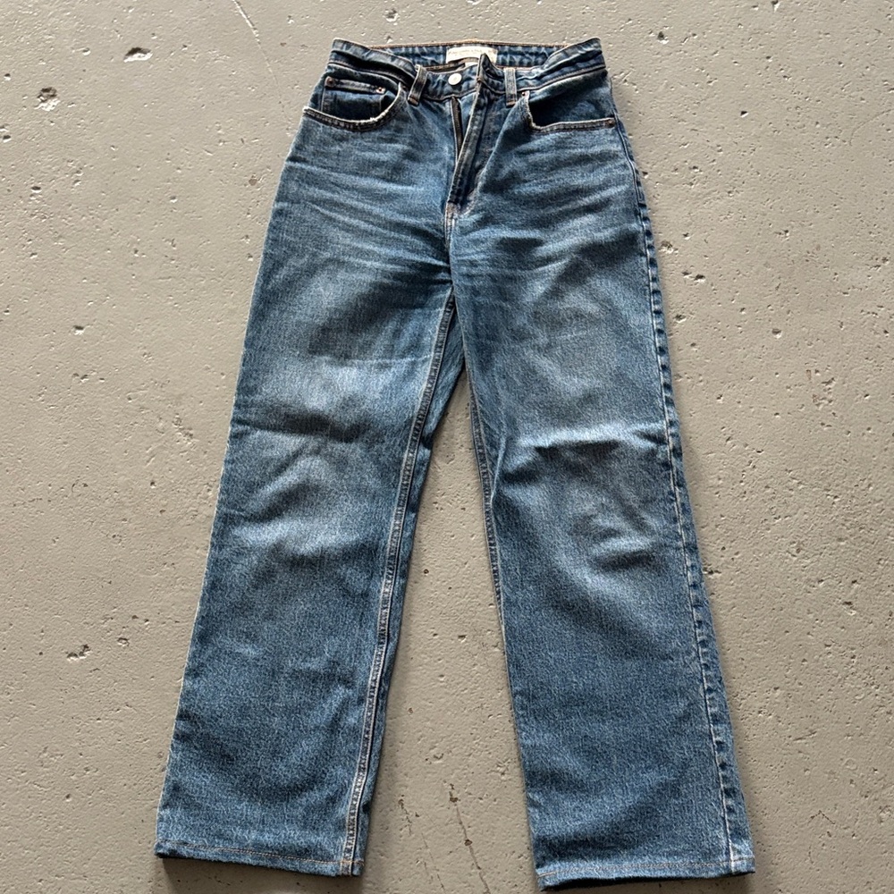 Abercrombie & Fitch High Rise Blue Jeans